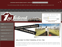 Tablet Screenshot of 1stfederalofsc.com